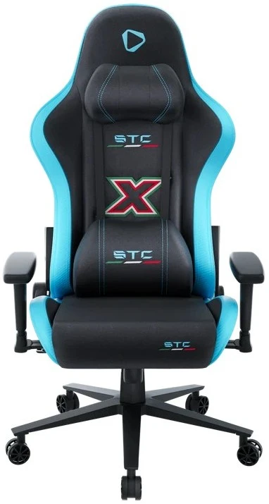 Onex STC Alcantara L Series | Gaming chairs | Air Suede; PVC; Nylon caster; Metal | Juodas/Mėlyna