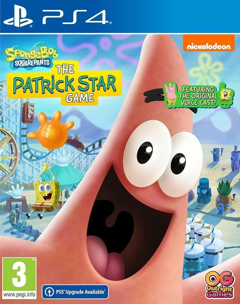 The Išskirtiniai žaidimai Kempiniukas Plačiakelnis: Patriko žvaigždžių žaidimas PS4