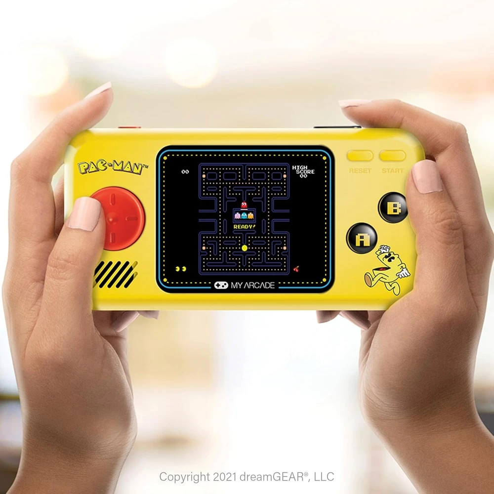MY ARCADE Mano arkadinis kišeninis žaidėjas Pacman 3 žaidimai