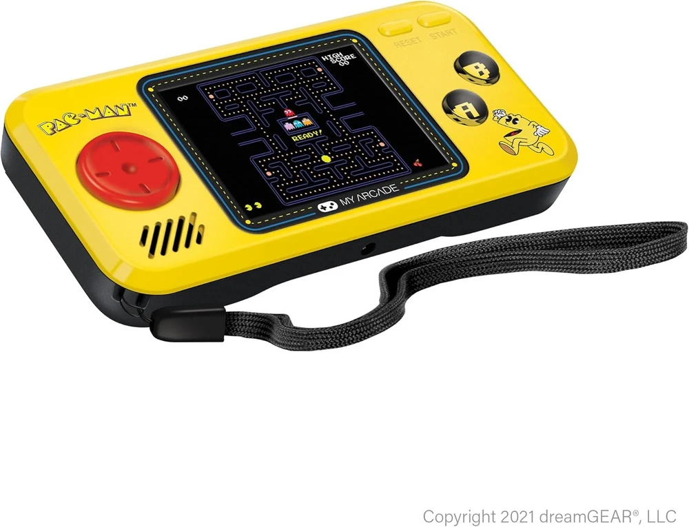 MY ARCADE Mano arkadinis kišeninis žaidėjas Pacman 3 žaidimai