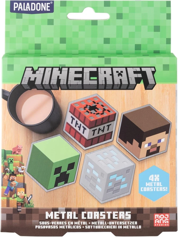 Paladone Minecraft metaliniai padėkliukai