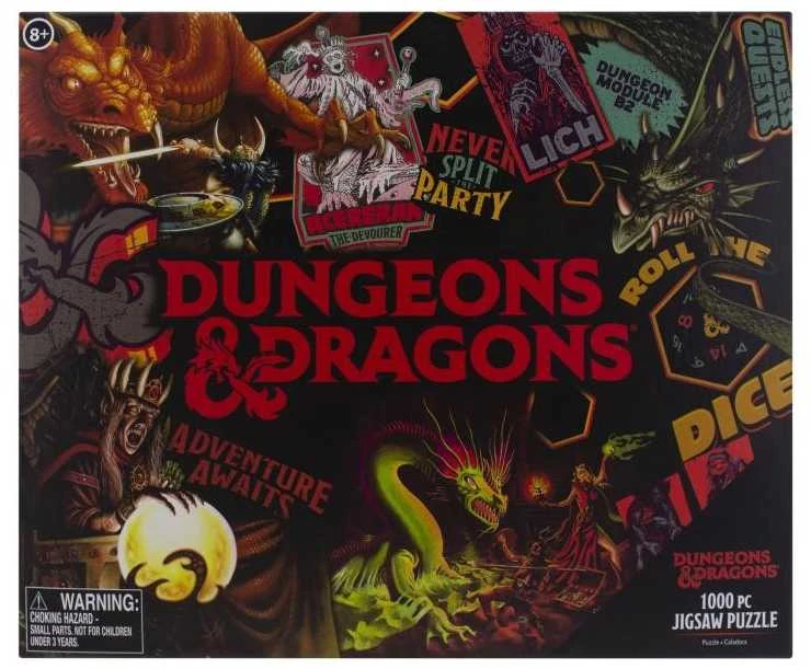 Paladone Dungeons and Dragons dėlionė