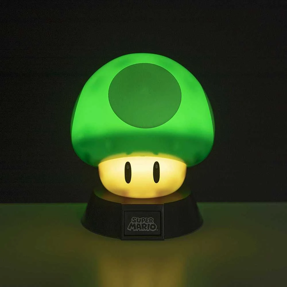 Paladone MARIO 1Up Mushroom ICON lempa 10cm