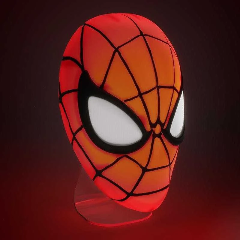Paladone Marvel Spiderman Mask Desktop / Wall Logo lempa