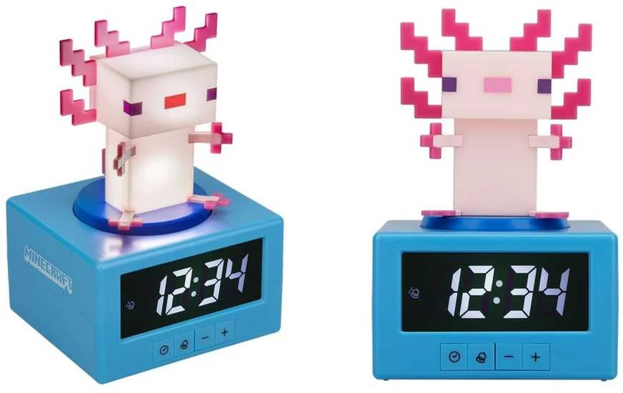 Paladone Minecraft Axolotl Icon žadintuvas | 15 cm