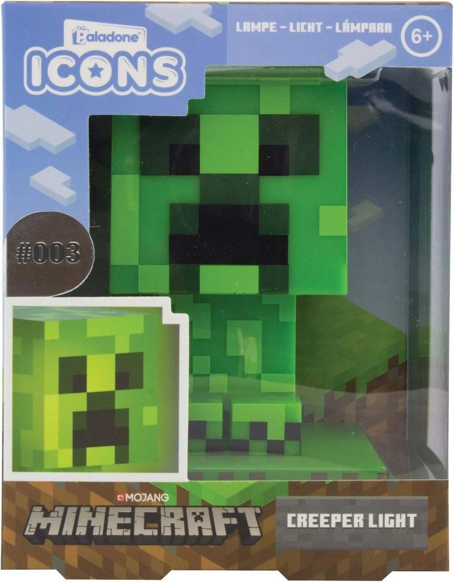 Paladone Minecraft Creeper Icon lempa
