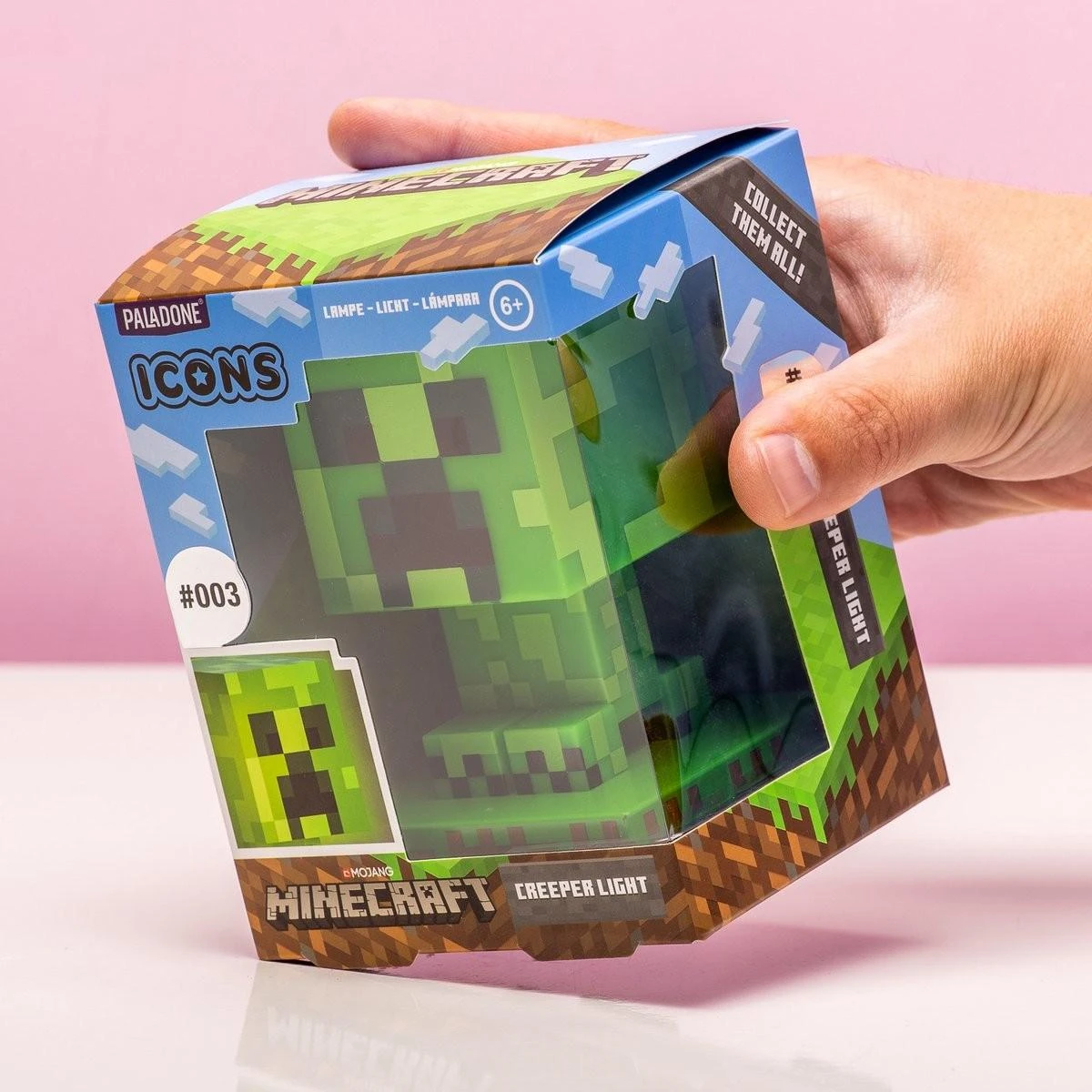 Paladone Minecraft Creeper Icon lempa