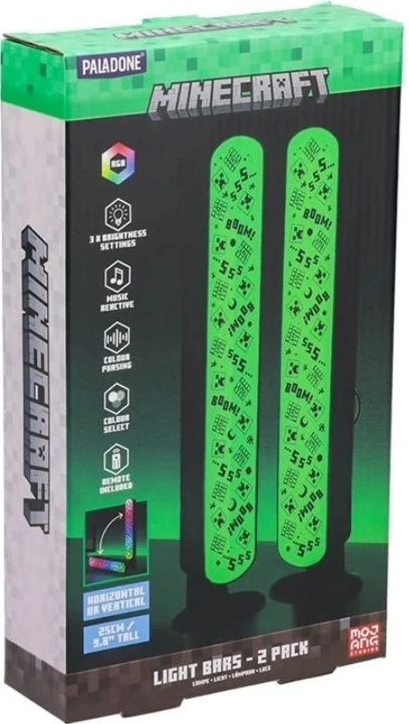 Paladone Minecraft Creeper šviesos juostos Lempa | 2 vnt.