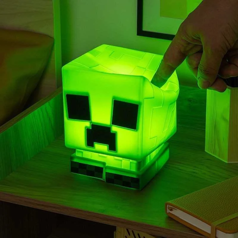 Paladone Minecraft Creeper SquishyGlo Silicone Įkraunama Lempa