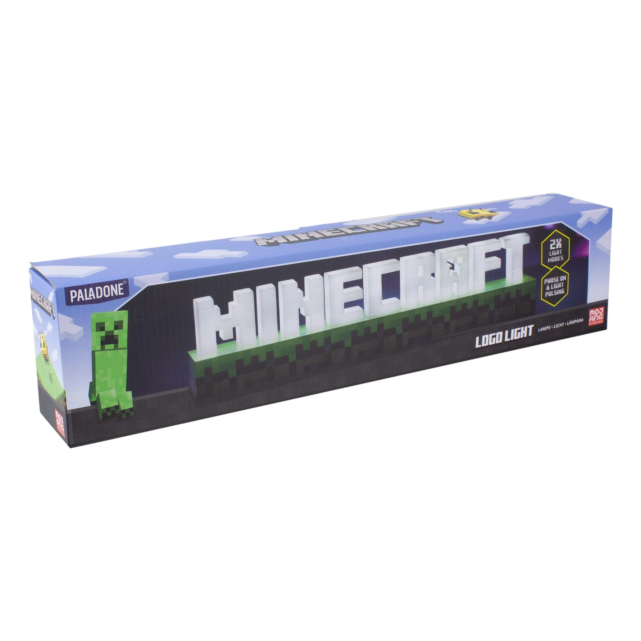 Paladone Minecraft Logo lempa