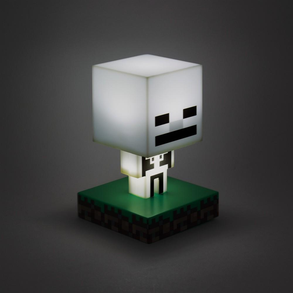 Paladone Minecraft Skeleton Icon lempa