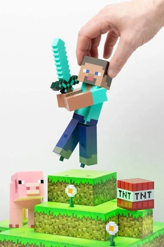 Paladone Minecraft Steve Diorama Figural lempa