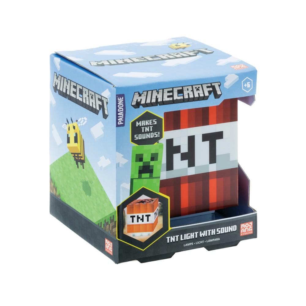 Paladone Minecraft TNT Lempa su Garsu