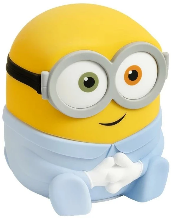 Paladone „Minions“ „SquishyGlo“ silikoninė šviečianti lempa (įkraunama) Bobas | 15 cm