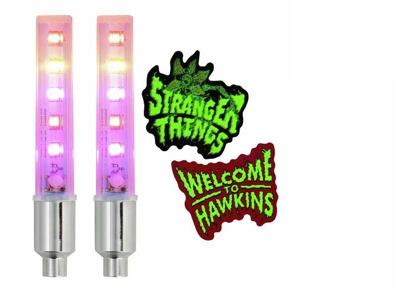 Paladone Stranger Things 5 LED Bike Lights and stickers