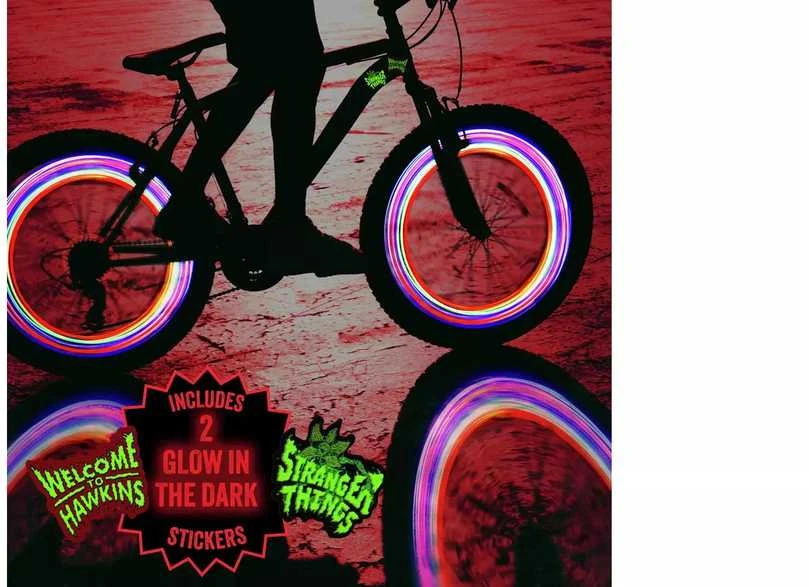 Paladone Stranger Things 5 LED Bike Lights and stickers