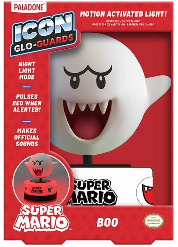 Paladone Super Mario Boo Room Guard Icon lempa
