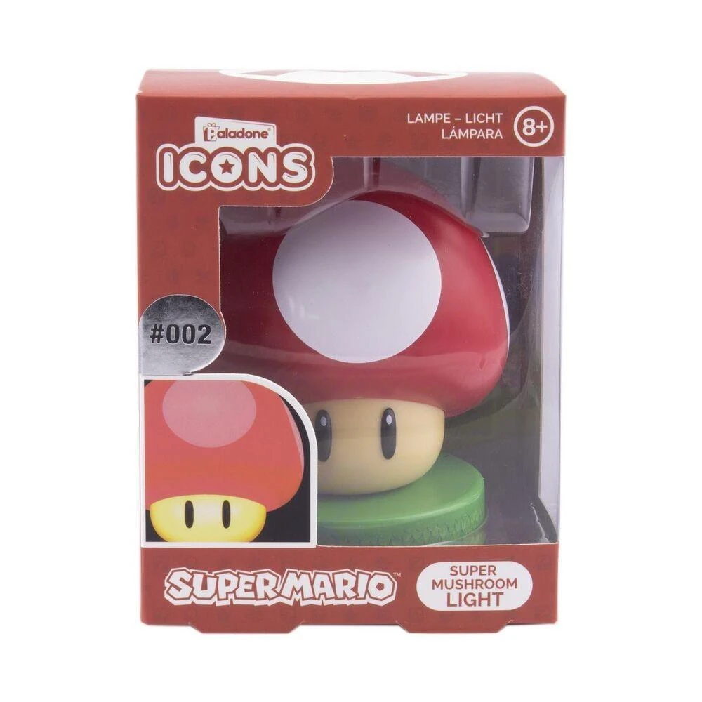 Paladone Super Mario Bros Mushroom Icon lempa