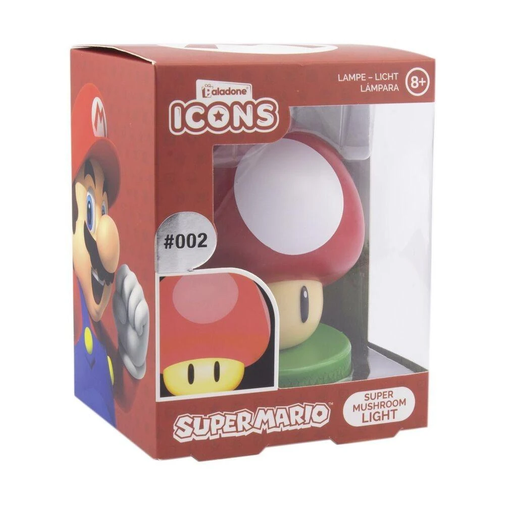 Paladone Super Mario Bros Mushroom Icon lempa
