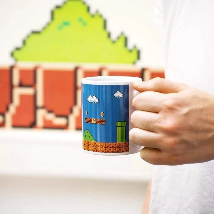 Paladone Super Mario Brothers puodelis | Reaguojantis į karštį 300ml