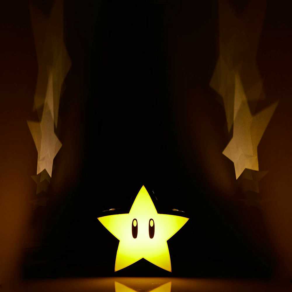 Paladone Super Mario Super Star šviesa 10 cm