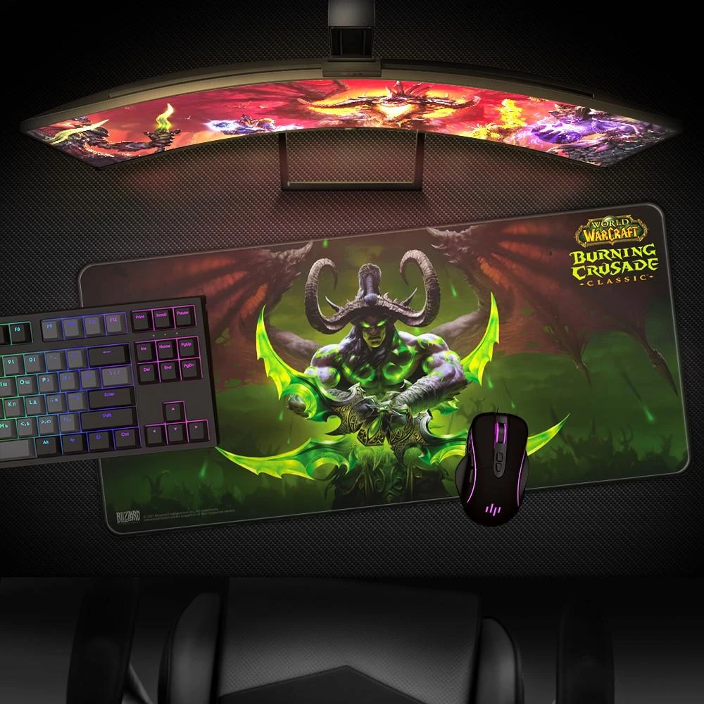 Blizzard World of Warcraft Burning Crusade Illidan pelės kilimėlis | 940x420x4mm