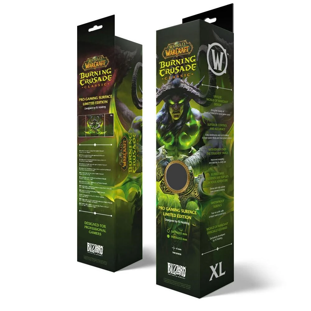 Blizzard World of Warcraft Burning Crusade Illidan pelės kilimėlis | 940x420x4mm