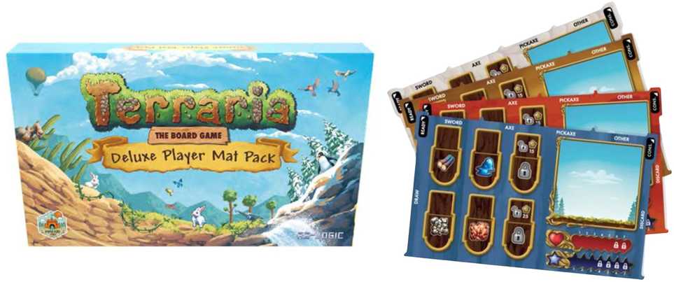 Paper Fort Games Terraria: Deluxe Player Mat Pack