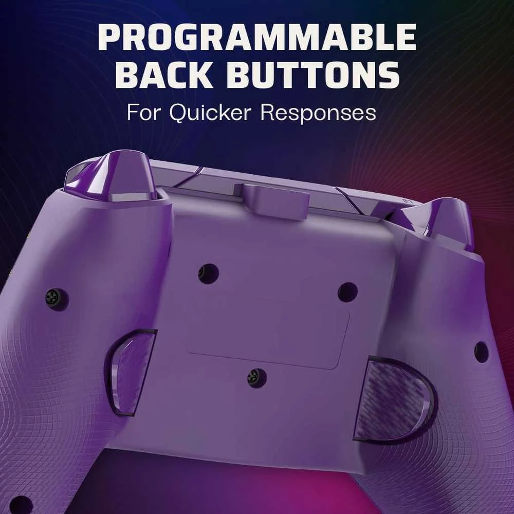 PDP Afterglow Wave Violetinės spalvos laidinis valdiklis skirtas XBOX Serijos X S & PC