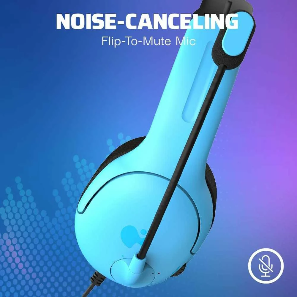 PDP AIRLITE Laidinės stereo žaidimų ausinės (Neptune Mėlyna) skirtos PS5/PS4/PC