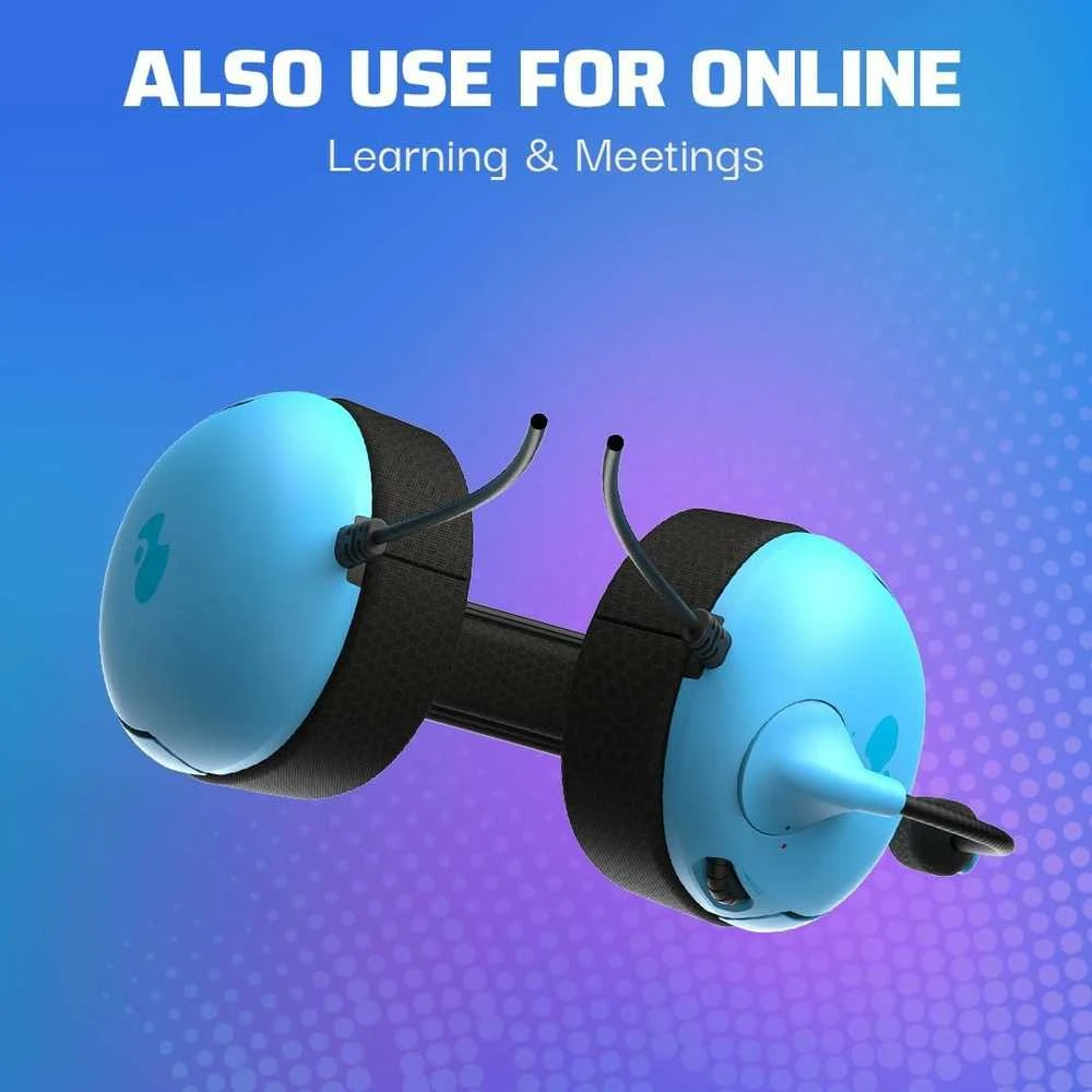 PDP AIRLITE Laidinės stereo žaidimų ausinės (Neptune Mėlyna) skirtos PS5/PS4/PC