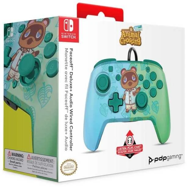 PDP Delux+ Audio Animal Crossing laidinis valdiklis skirtas Nintendo Switch