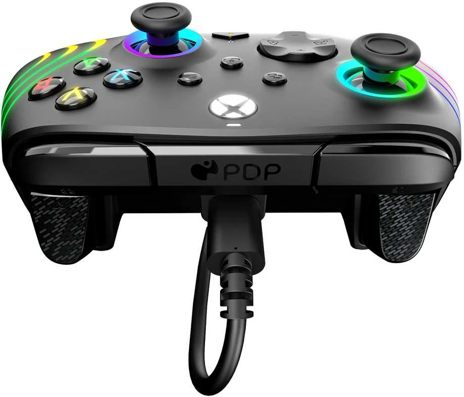 PDP Gaming Afterglow Wave Enhanced Laidinis valdiklis skirtas XBOX Series X|S, One, PC | Juoda