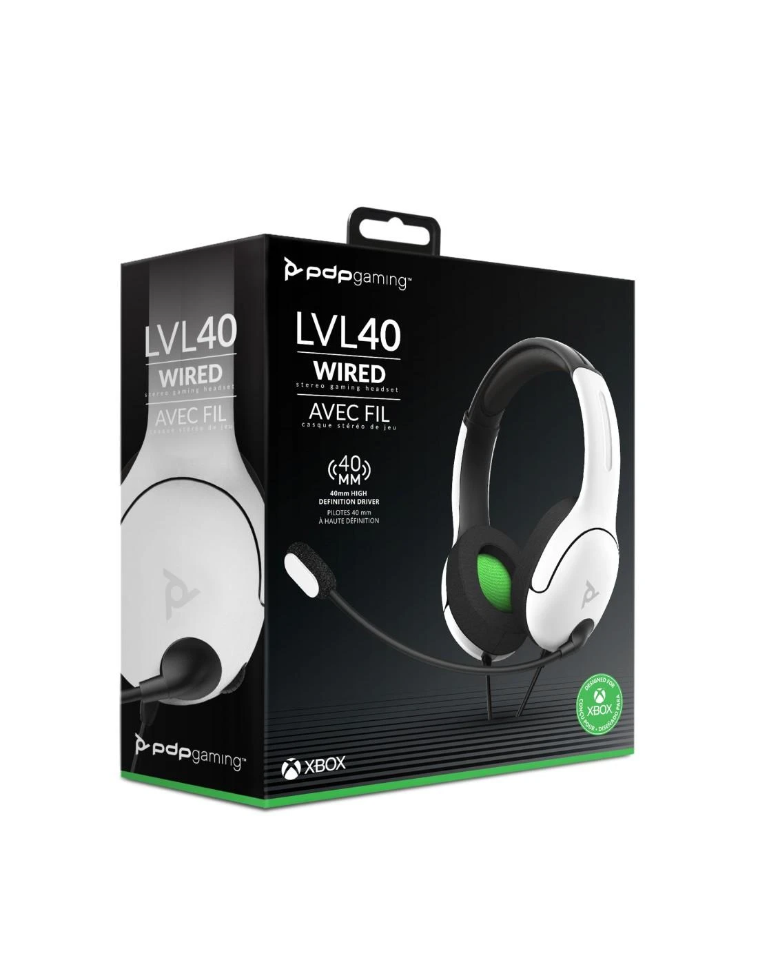 Blanco PDP Lvl40 (balta) laidinės ausinės su mikrofonu | XBOX