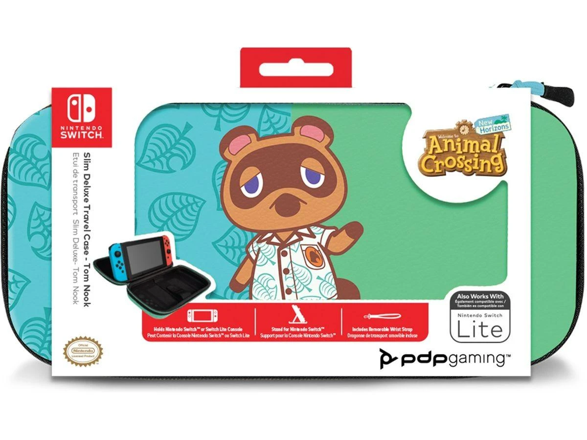 PDP Nintendo Switch Animal Crossing Slim Travel Deluxe dėklas
