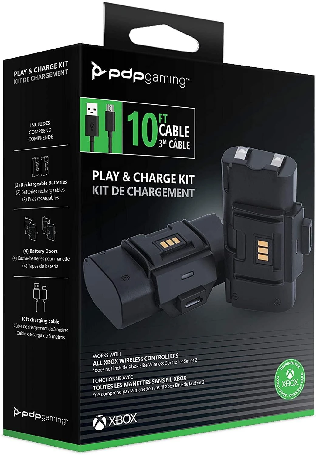 PDP „Play & Charge“ rinkinio skirtukas „XBOX Series X S“, „XBOX One“