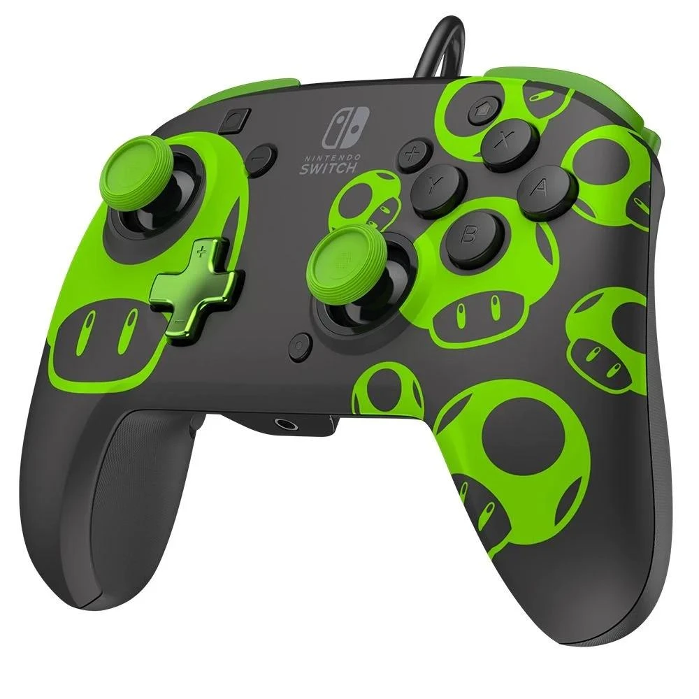 PDP Rematch 1Up Glow In The Dark laidinis valdiklis skirtas Nintendo Switch