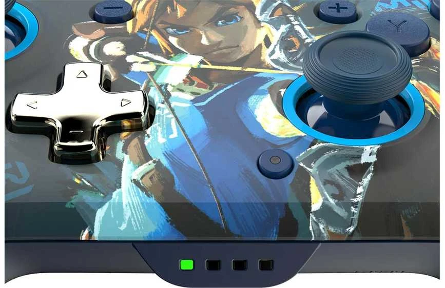 PDP Rematch Enhanced Belaidis valdiklis skirtas Nintendo Switch - Link Hero (Švytintis tamsoje)