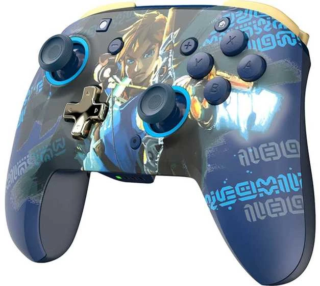 PDP Rematch Enhanced Belaidis valdiklis skirtas Nintendo Switch - Link Hero (Švytintis tamsoje)
