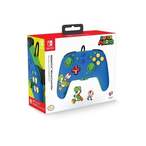 PDP Rematch Mario & Yoshi laidinis valdiklis skirtas Nintendo Switch