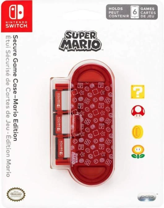 pdp Super Mario žaidimų kortelių dėklas for Nintendo Switch