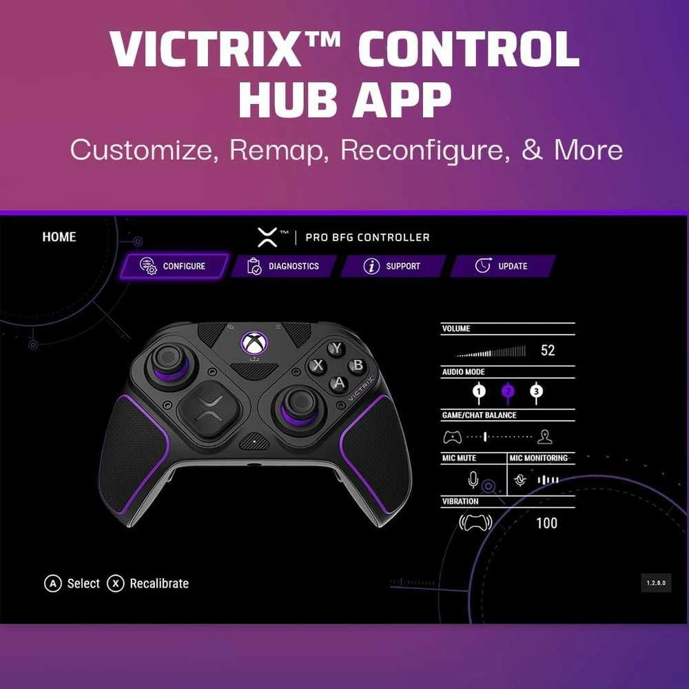 PDP Victrix Pro BFG belaidis valdiklis skirtas XBOX & PC (Juodas)