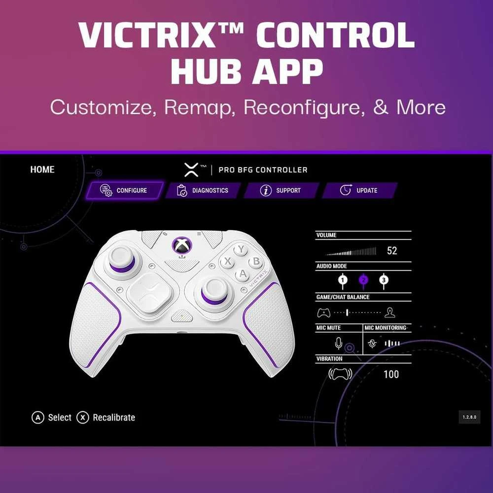 PDP Victrix Pro BFG belaidis valdiklis skirtas XBOX & PC (Baltas)