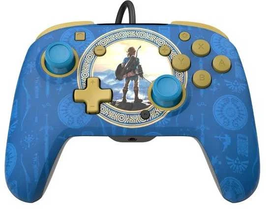 PDP Zelda Hyrule Mėlyna laidinis valdiklis skirtas Nintendo Switch