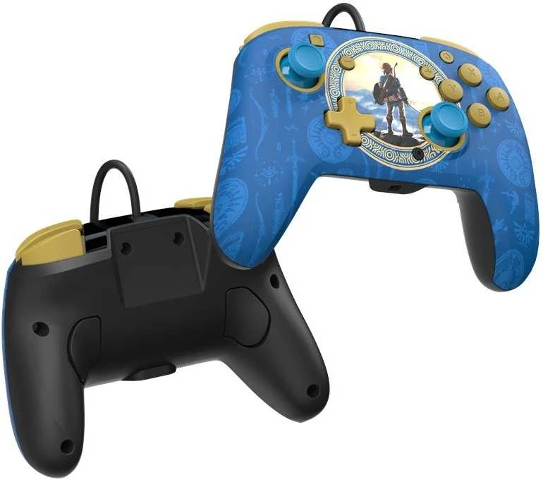 PDP Zelda Hyrule Mėlyna laidinis valdiklis skirtas Nintendo Switch