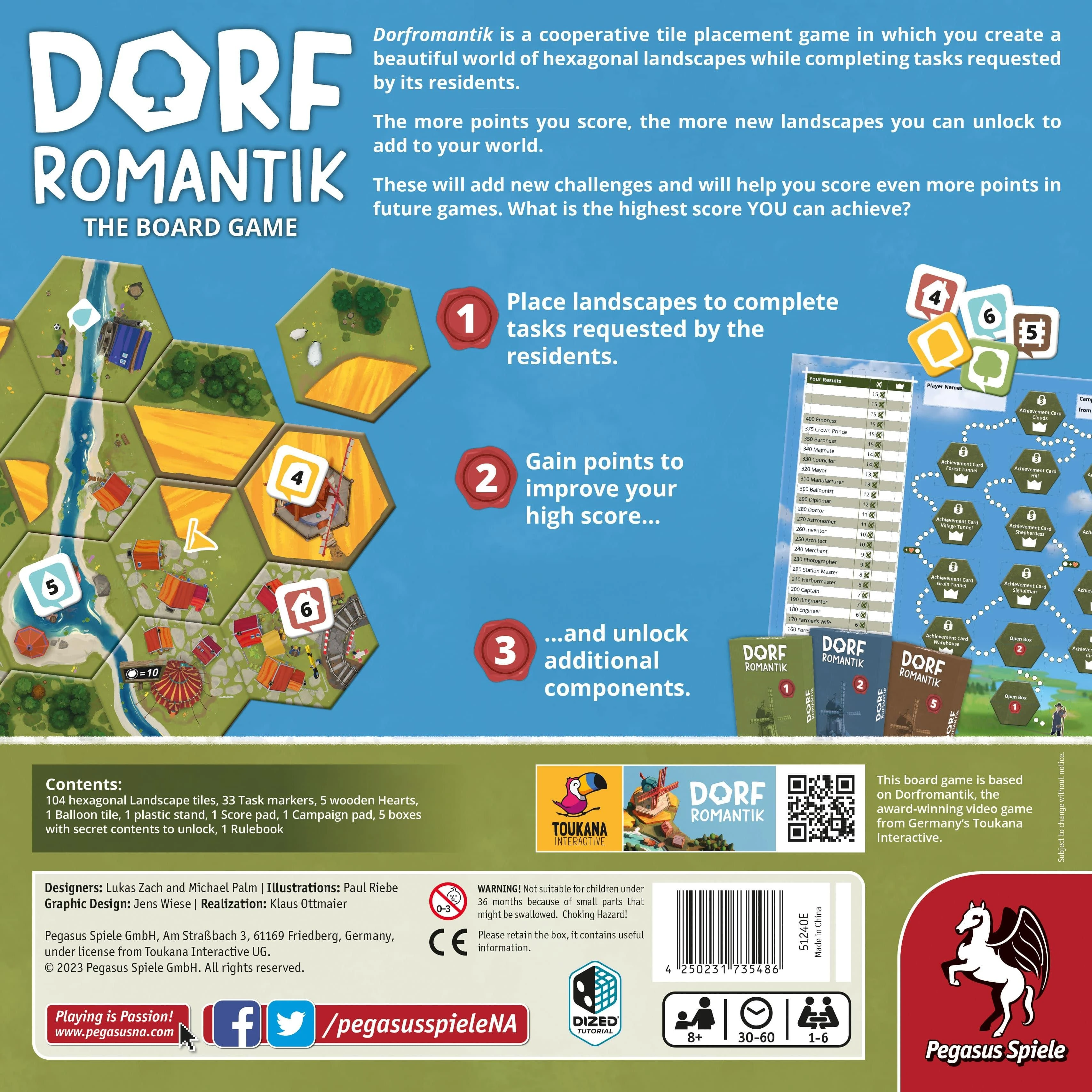 Pegasus Dorfromantik: The Board Game