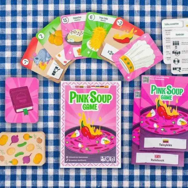Pink Rožinė Rožinė Soup Game