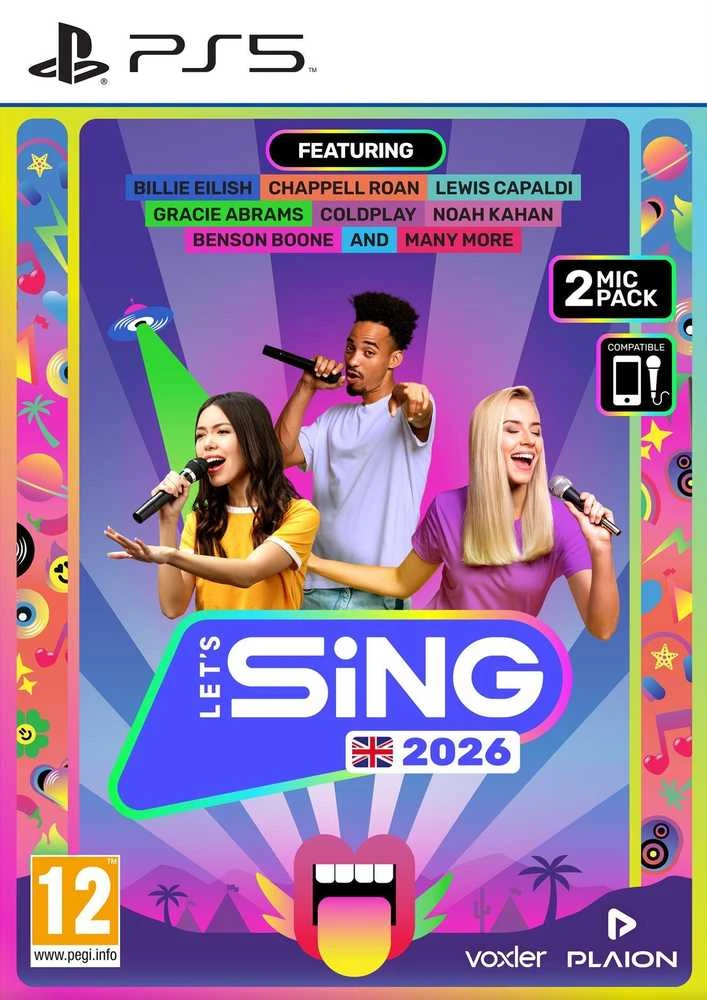 Vox Plaion Let's Sing 2026 + 2 mikrofonai