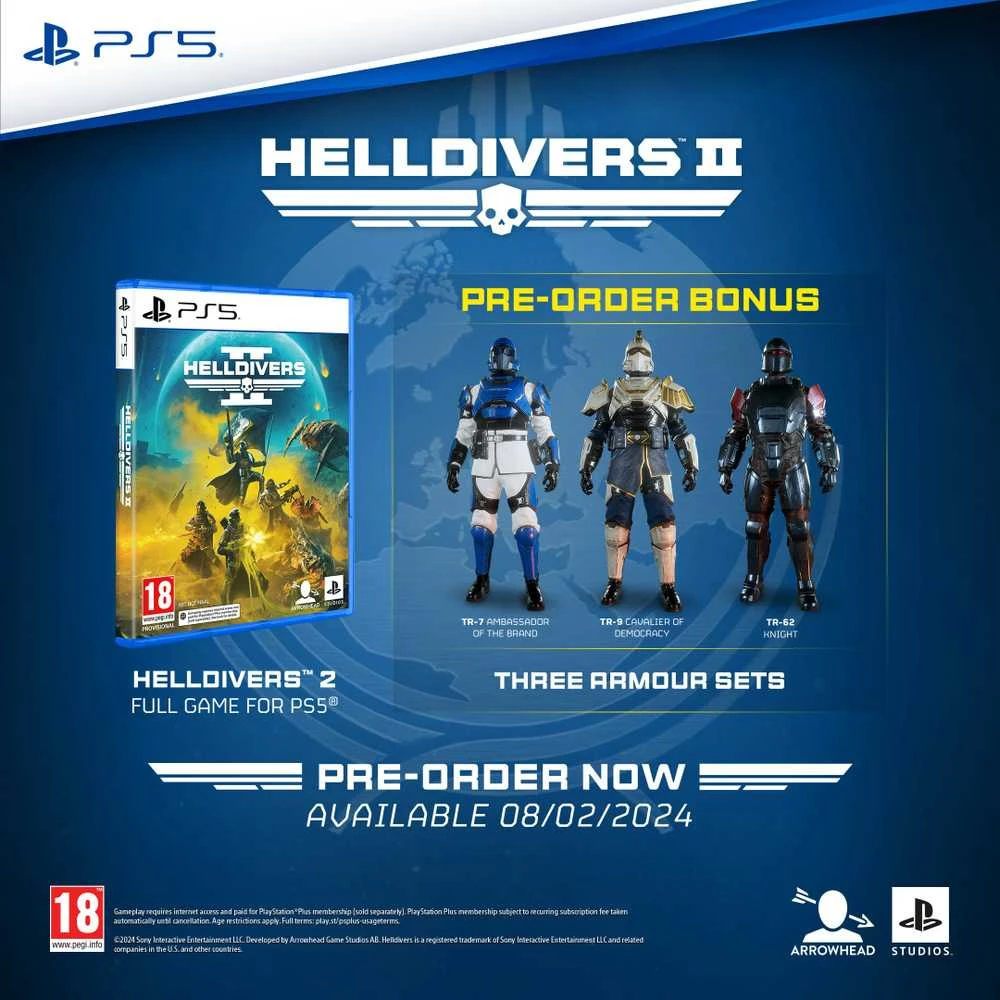 Sony Playstation Studios Helldivers 2 PS5