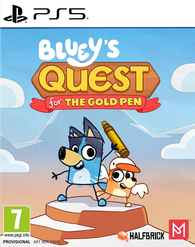 Pm Studios Bluey kelionė auksinės plunksnos link PS5